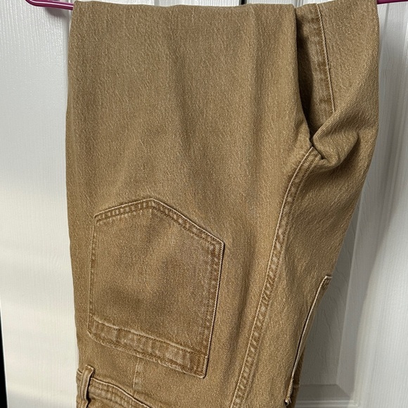 Faherty Harbor Crop Wide Leg Jeans- Sand- Size 30 - Picture 6 of 10